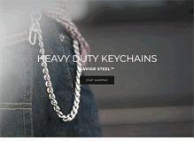 Tablet Screenshot of heavydutykeychain.com